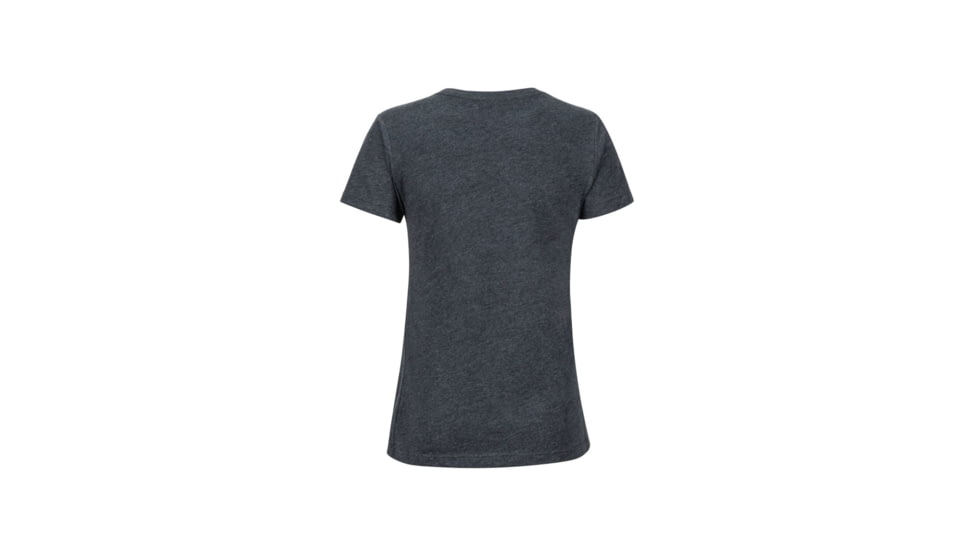 Marmot Coastal Tee SS - Womens, Charcoal Heather, Small, 47120-1204-S