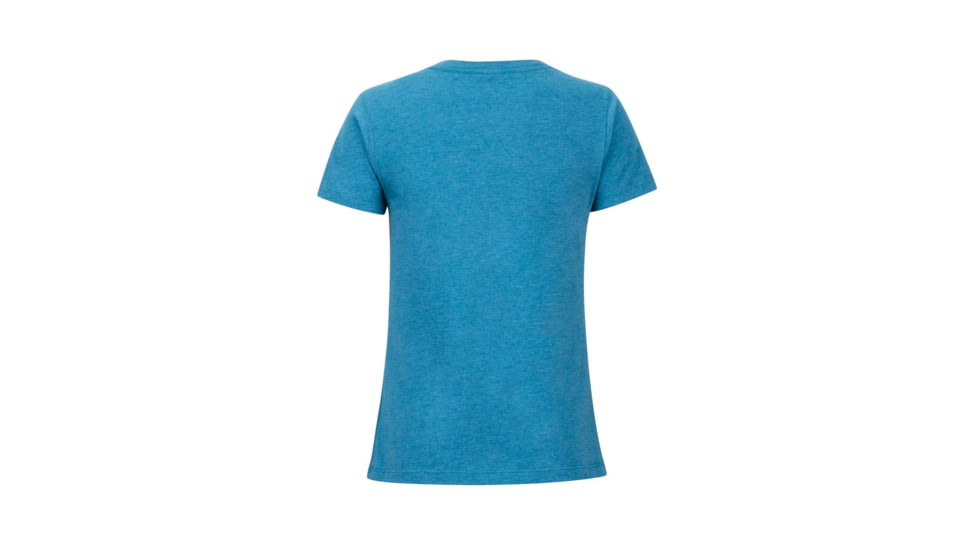 Marmot Coastal Tee SS - Womens, Late Night Heather, Large, 47120-3708-L