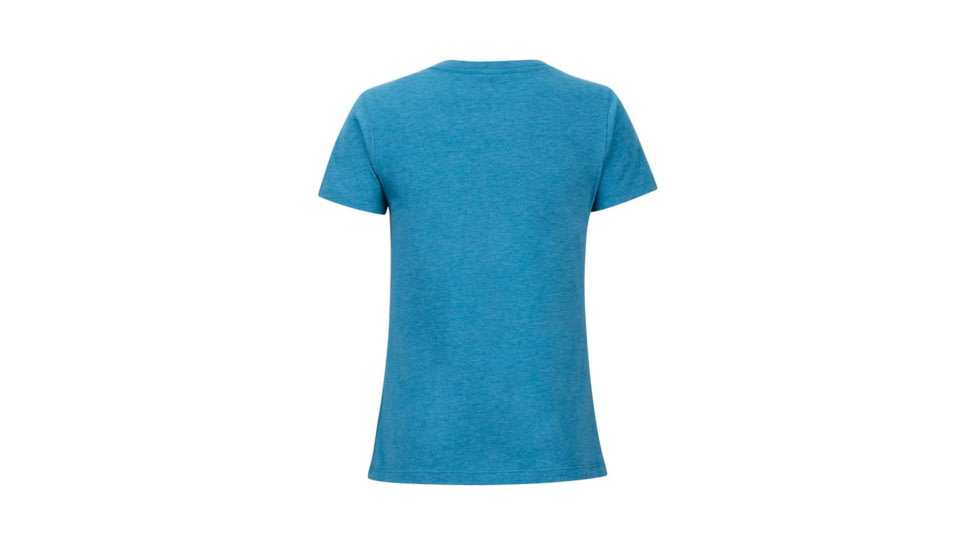 Marmot Coastal Tee SS - Womens, Late Night Heather, Small, 47120-3708-S