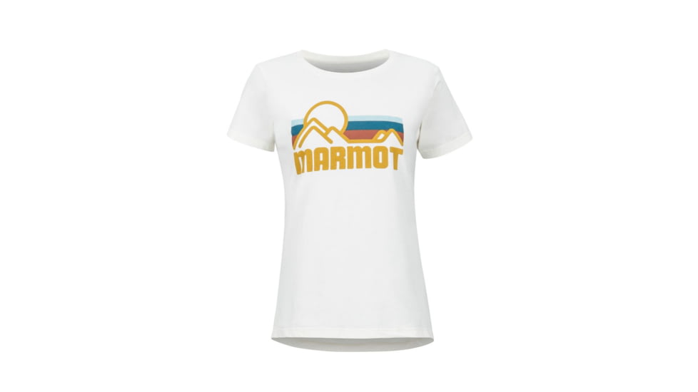 Marmot Coastal Tee SS - Womens, Turtledove Heather, Large, 47120-3069-L