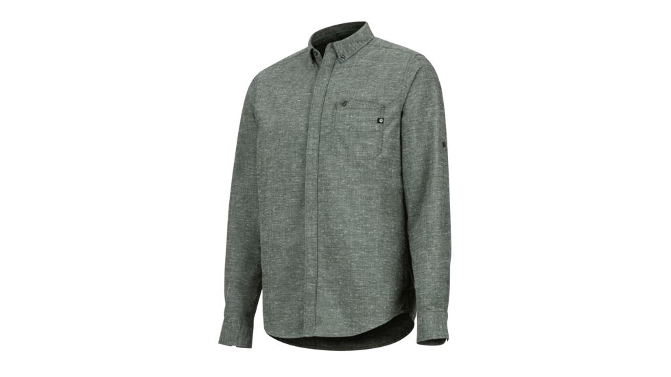 Marmot Cooper Canyon Long Sleeve - Mens, Crocodile, Extra Large, 42740-4764-XL