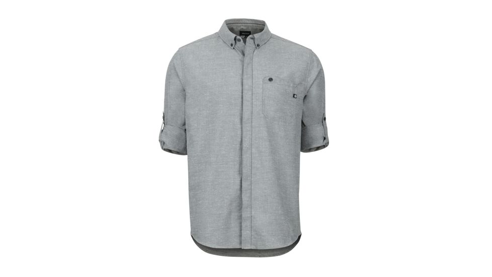 Marmot Cooper Canyon Long Sleeve - Mens, Slate Grey, Small, 42740-1440-S