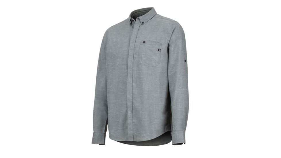 Marmot Cooper Canyon Long Sleeve - Mens, Slate Grey, Small, 42740-1440-S