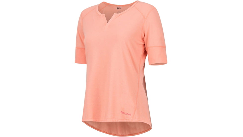 Marmot Cynthia Short Sleeve T-Shirt - Womens, Coral Pink, Medium, 47950-7274-M