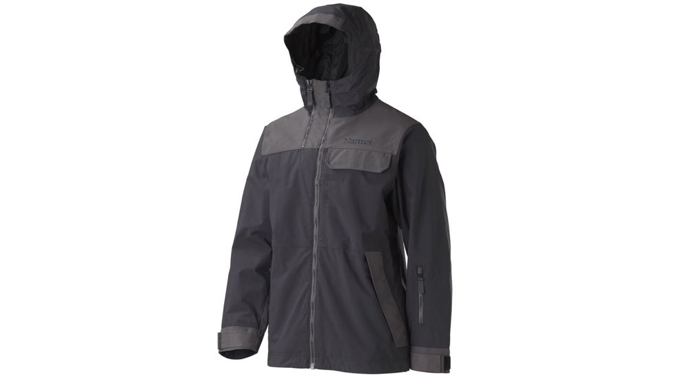 Marmot Dark Rider Jacket - Men's-Black/Slate Grey-Medium