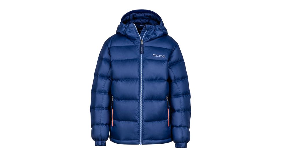 Marmot Demo, Girl's Guides Down Hoody, Arctic Navy, Medium, 78170-2975-DEMO