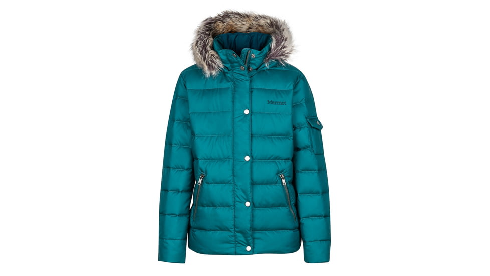 Marmot Demo, Girl's Hailey Jacket, Deep Teal, M, 77320-2209-DEMO