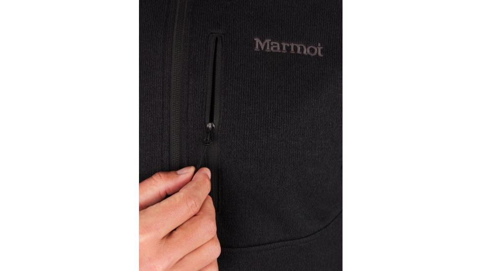 Marmot Drop Line 1/2 Zip - Mens, Black, Extra Large, M13193-001-XL