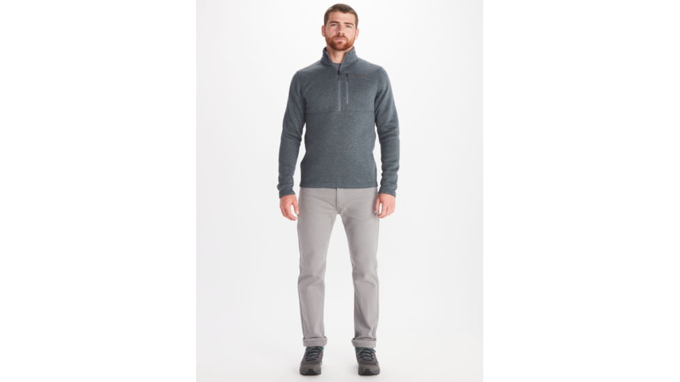 Marmot Drop Line 1/2 Zip - Mens, Steel Onyx, Medium, M13193-1515-M