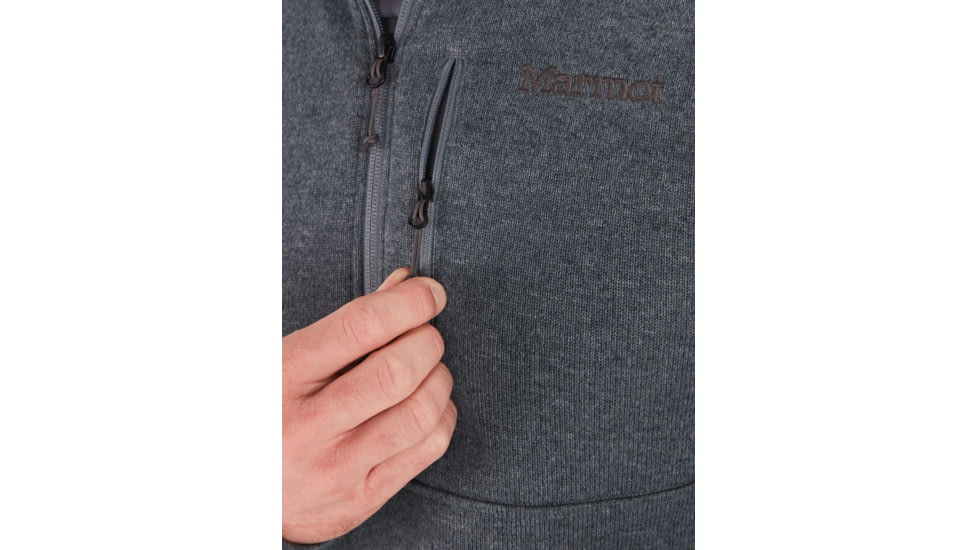 Marmot Drop Line 1/2 Zip - Mens, Steel Onyx, Medium, M13193-1515-M