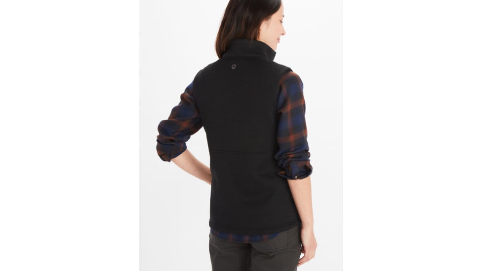 Marmot Drop Line Vest - Women's, Small, Black, M13225-001-S