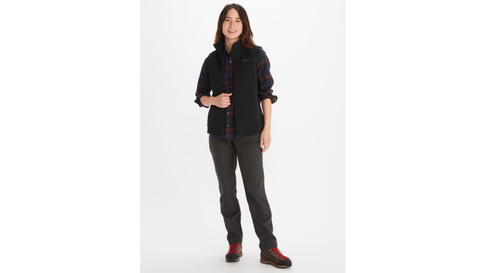 Marmot Drop Line Vest - Women's, Small, Black, M13225-001-S