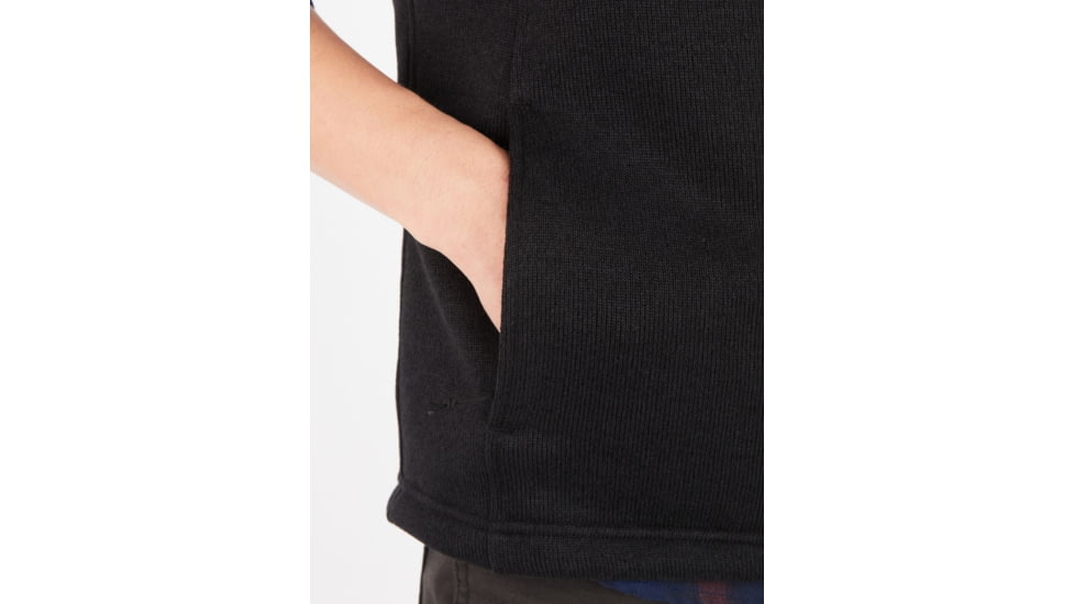 Marmot Drop Line Vest - Women's, Small, Black, M13225-001-S
