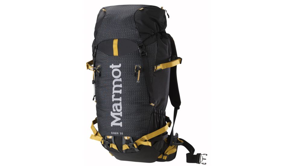 Marmot Eiger 32 Backpack -32L-Black/Green Wheat