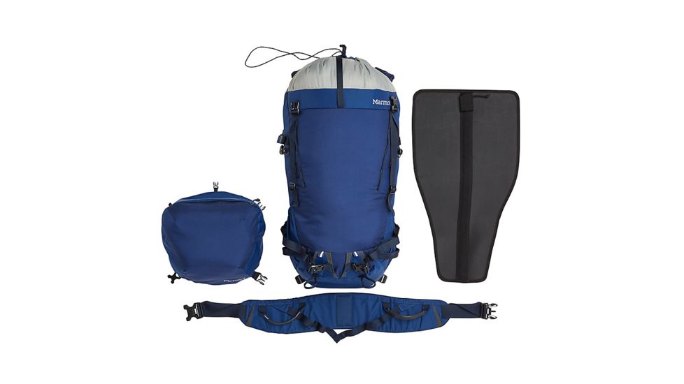 Marmot Eiger 32L Backpack, Estate Blue/Total Eclipse, One Size, 38210-3544-ONE