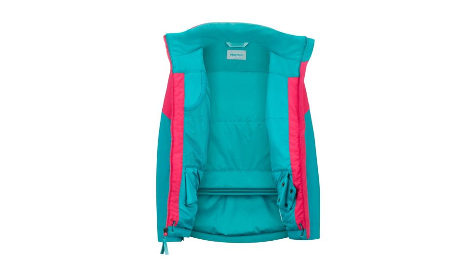 Marmot Elise Jacket - Girls, Blue Tile/Disco Pink, Large, 79870-4962-L