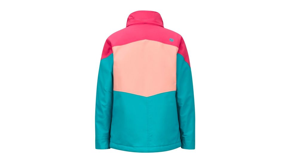 Marmot Elise Jacket - Girls, Blue Tile/Disco Pink, Large, 79870-4962-L