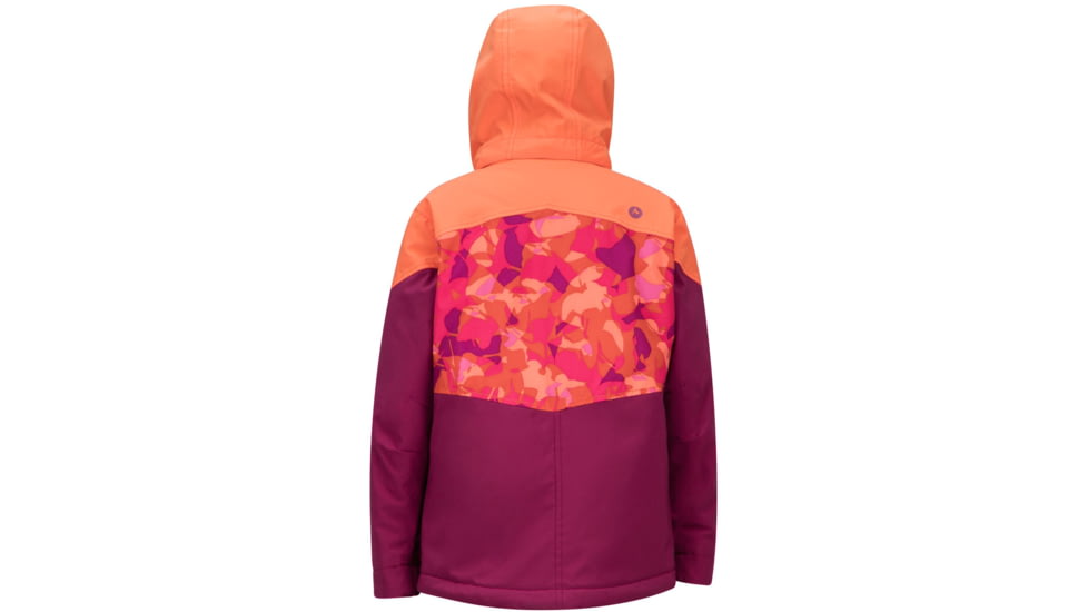 Marmot Elise Jacket - Girls, Purple Berry/Nasturtium, Medium, 79870-7361-PB/N-M