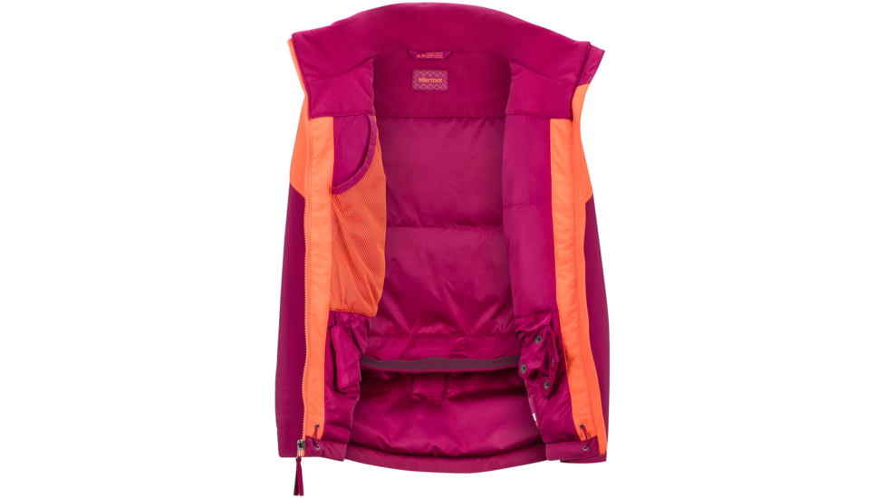Marmot Elise Jacket - Girls, Purple Berry/Nasturtium, Medium, 79870-7361-PB/N-M