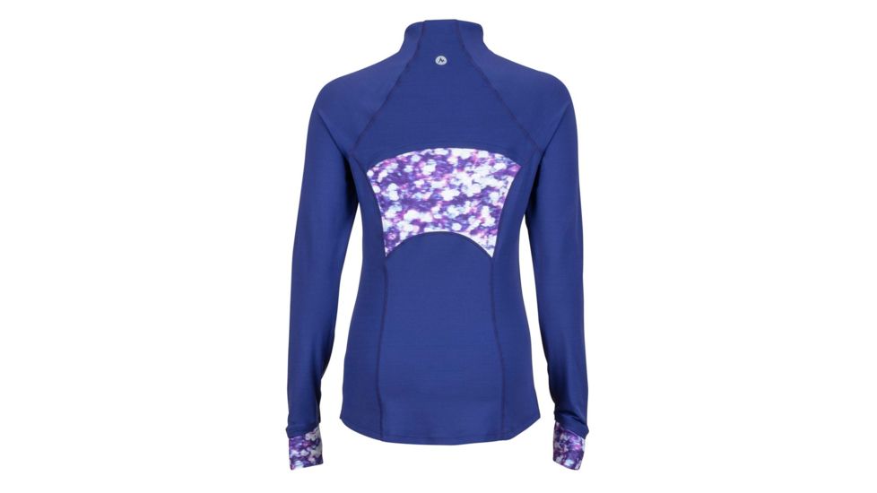 Marmot Excel 1/2 Zip Fleece Jacket - Womens, Deep Dusk/Deep Dusk Brights, Extra Small 49170-3658-XS