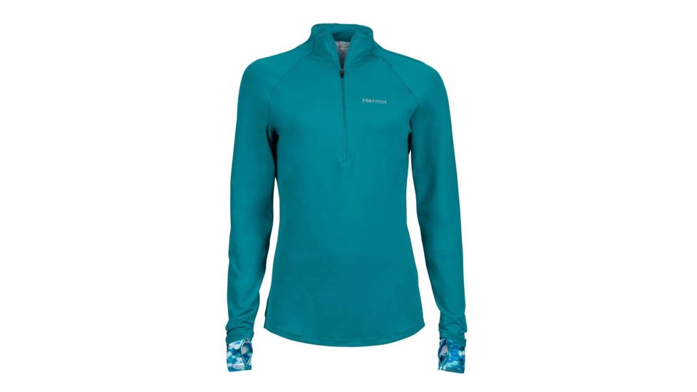 Marmot Excel 1/2 Zip Fleece Jacket - Womens, Malachite/Malachite Brights, Extra Small 49170-8850-XS