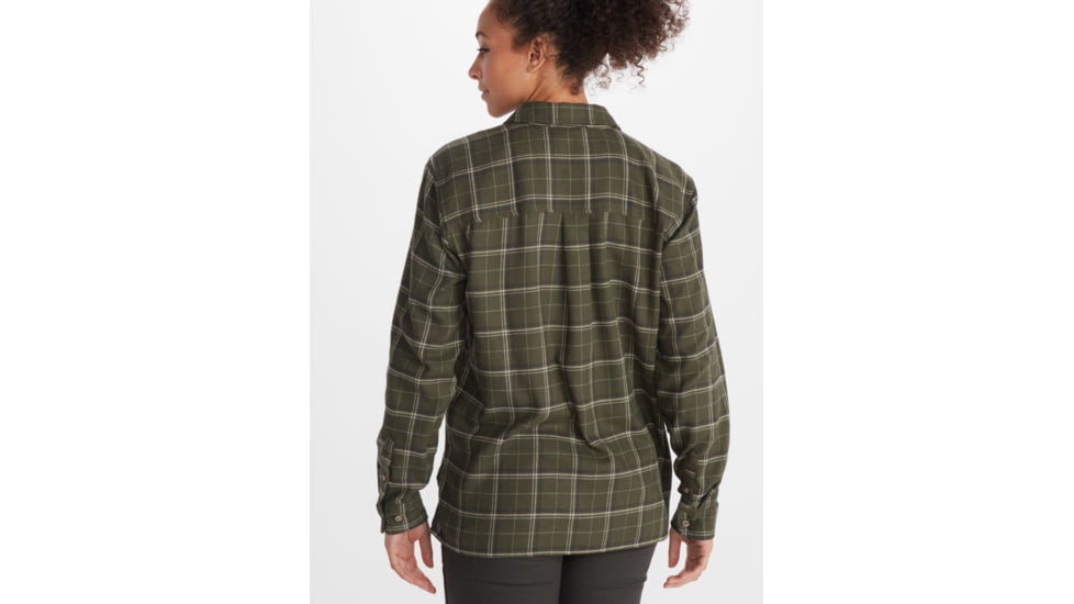 Marmot Fairfax Boyfriend Midweight Flannel - Womens, Nori, Extra Small, M10643-4859-XS