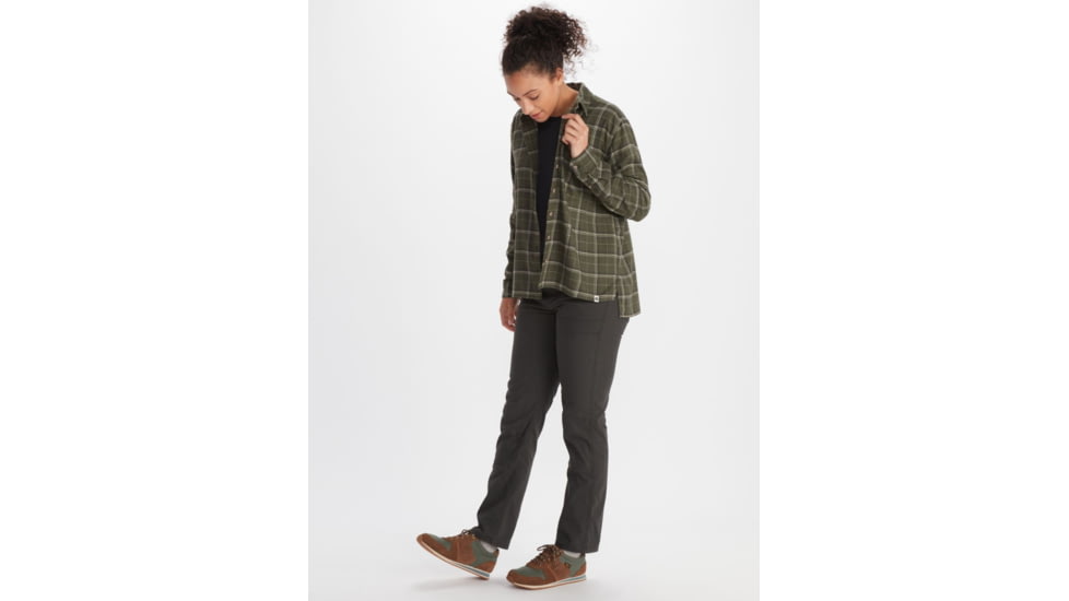 Marmot Fairfax Boyfriend Midweight Flannel - Womens, Nori, Extra Small, M10643-4859-XS