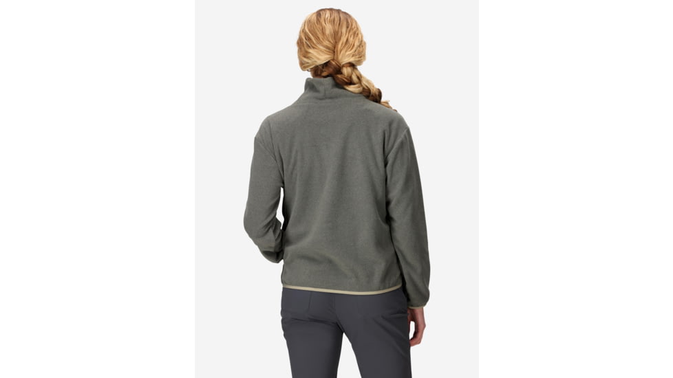 Marmot Felton Fleece Cowl Neck - Womens, Shale Grey Heather, Large, 195115370541