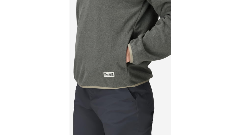 Marmot Felton Fleece Cowl Neck - Womens, Shale Grey Heather, Large, 195115370541