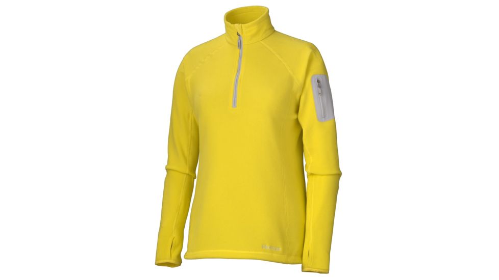 Marmot Flashpoint Half Zip LS - Women's-Small-Acid Yellow