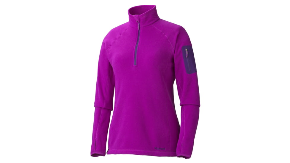 Marmot Flashpoint Half Zip LS - Women's-Small-Bright Berry