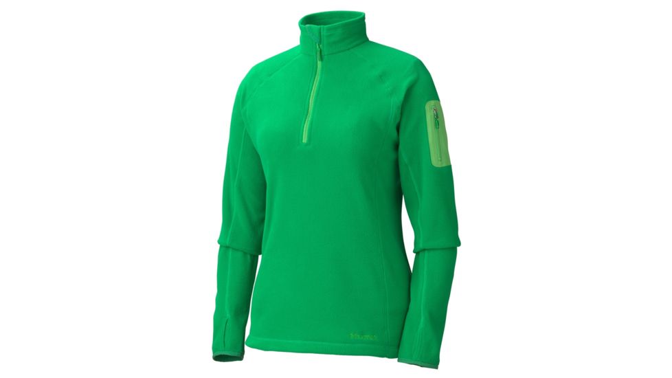 Marmot Flashpoint Half Zip LS - Women's-Small-Dark Fern