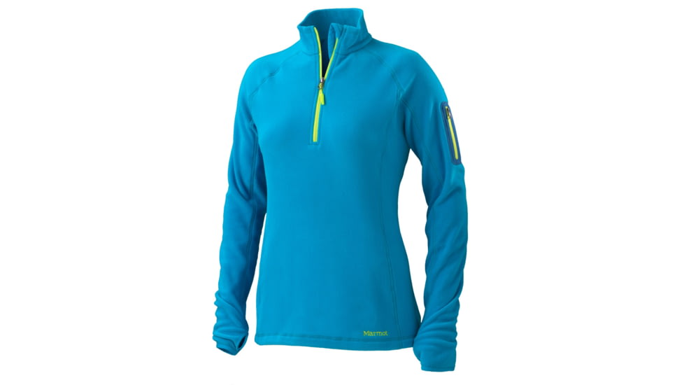 Marmot Flashpoint Half Zip LS - Women's-Large-Atomic Blue