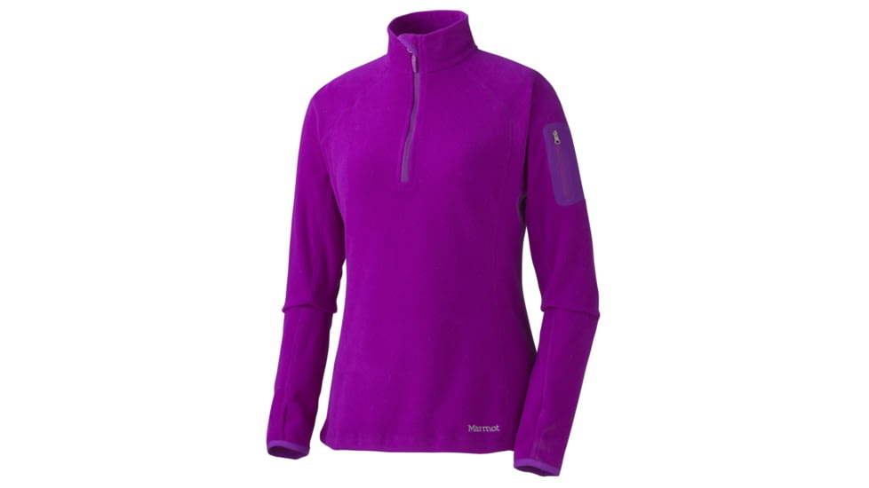 Marmot Flashpoint Half Zip LS - Women's-Large-Dark Berry