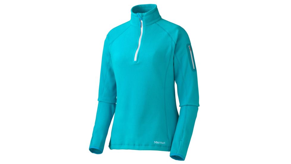 Marmot Flashpoint Half Zip LS - Women's-Medium-Sea Glass