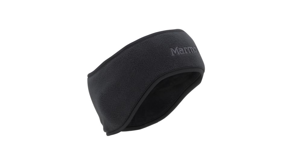 Marmot Fleece Earband - Men's-Black-One Size