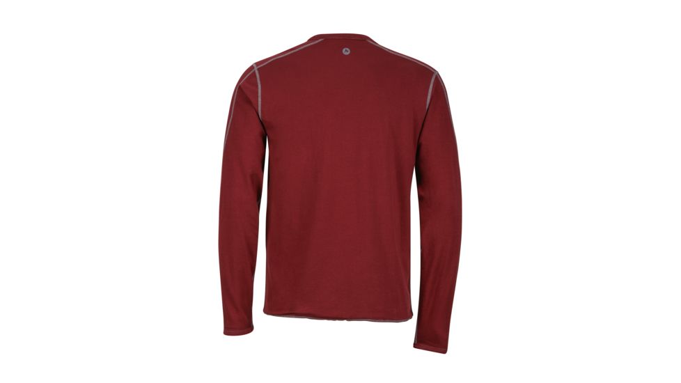 Marmot Folsom Reversible Long Sleeve Shirt - Men's, Port, Small 44720-6245-S