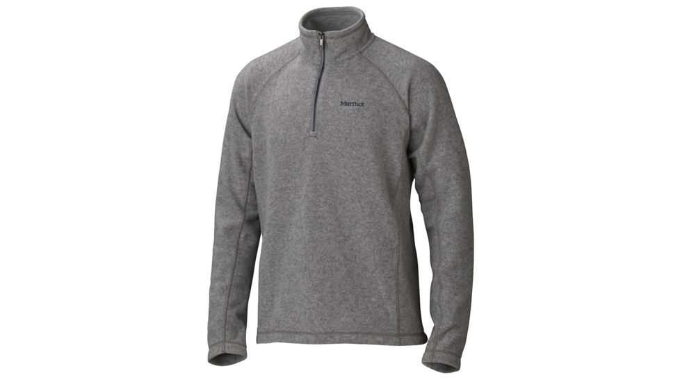 Marmot Gates 1/2 Zip - Men's-Steel Heather-X-Large