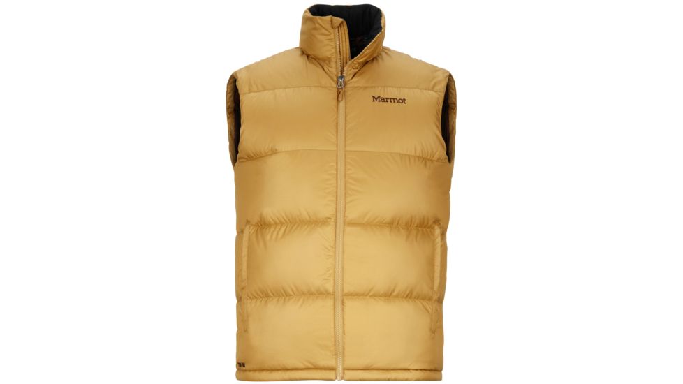 Marmot Guides Down Vest - Men's-Golden Bronze-Medium
