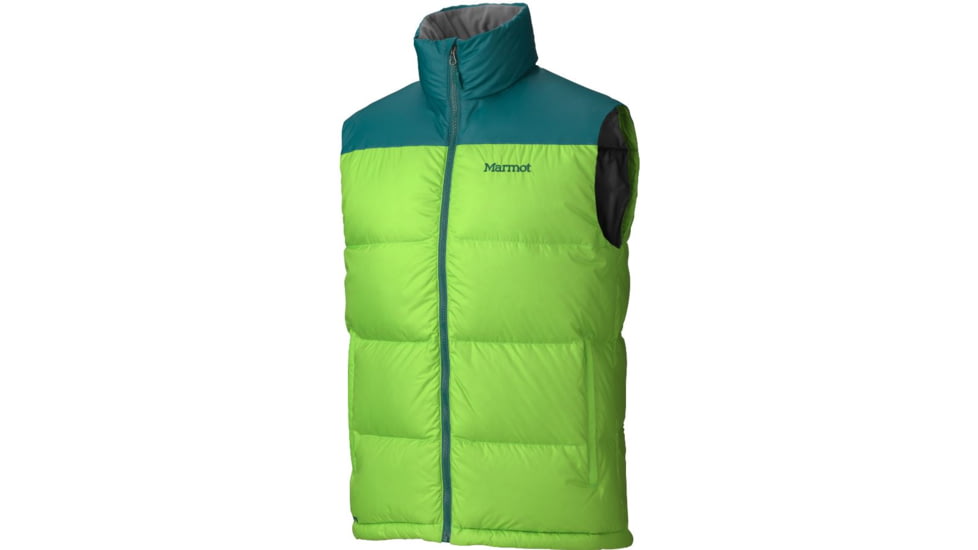 Marmot Guides Down Vest - Men's-Small-Cinder/Slate Grey