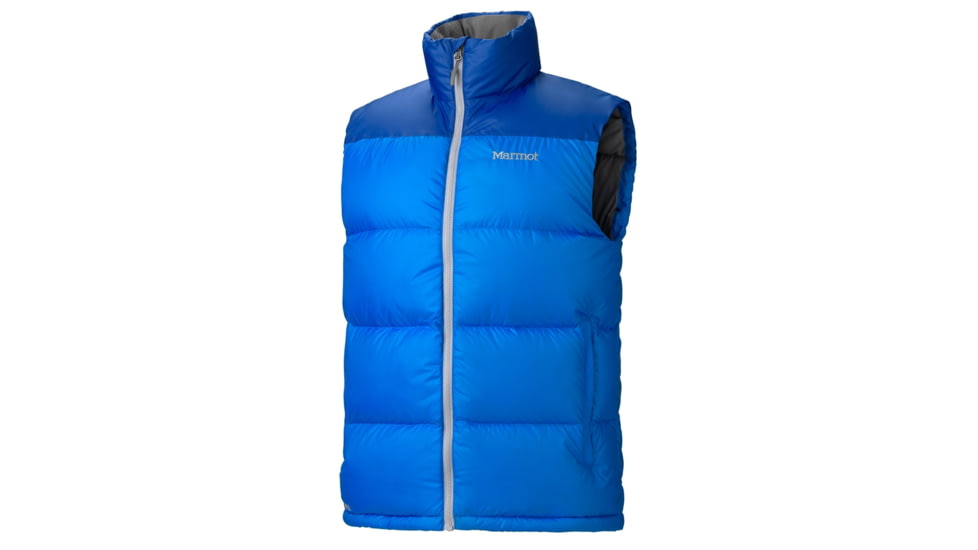 Marmot Guides Down Vest - Men's-Small-Cobalt Blue/Bright Navy