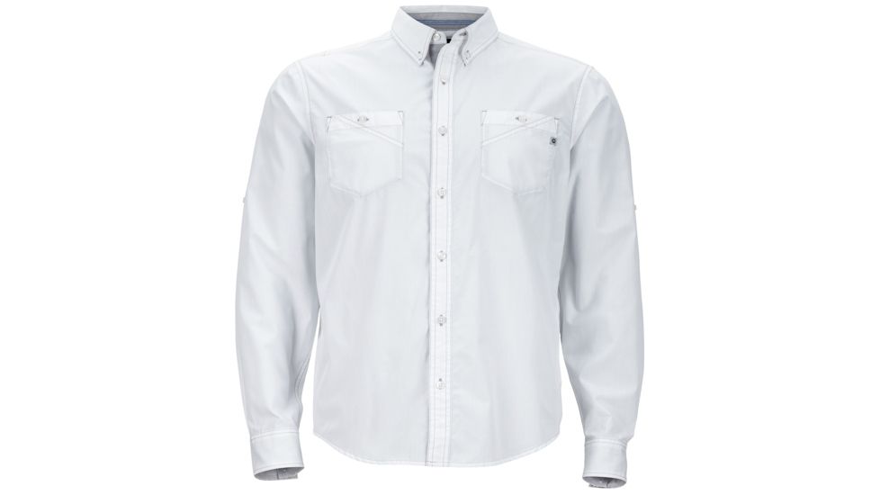 Marmot Hawthorne Long Sleeve Shirt - Men's-White-Medium