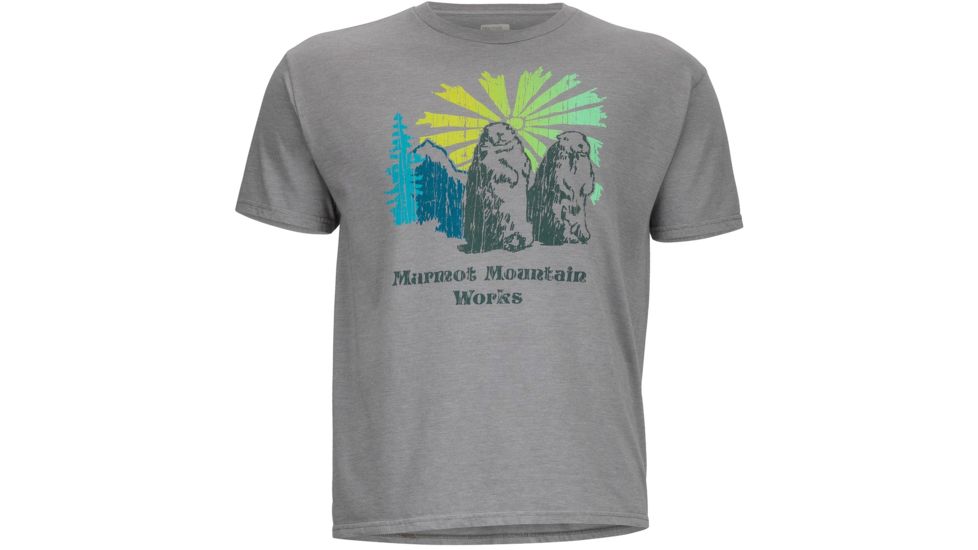 Heritage Short Sleeve Tee - Mens-Athletic Heather-Small