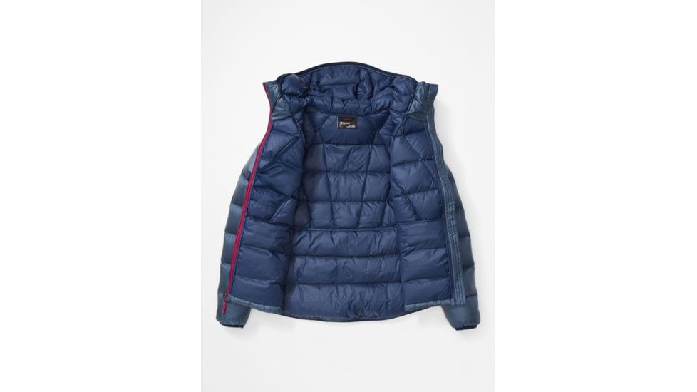 Marmot Hype Down Hoody - Womens, Arctic Navy/Wild Rose, Small, 79310-5996-S