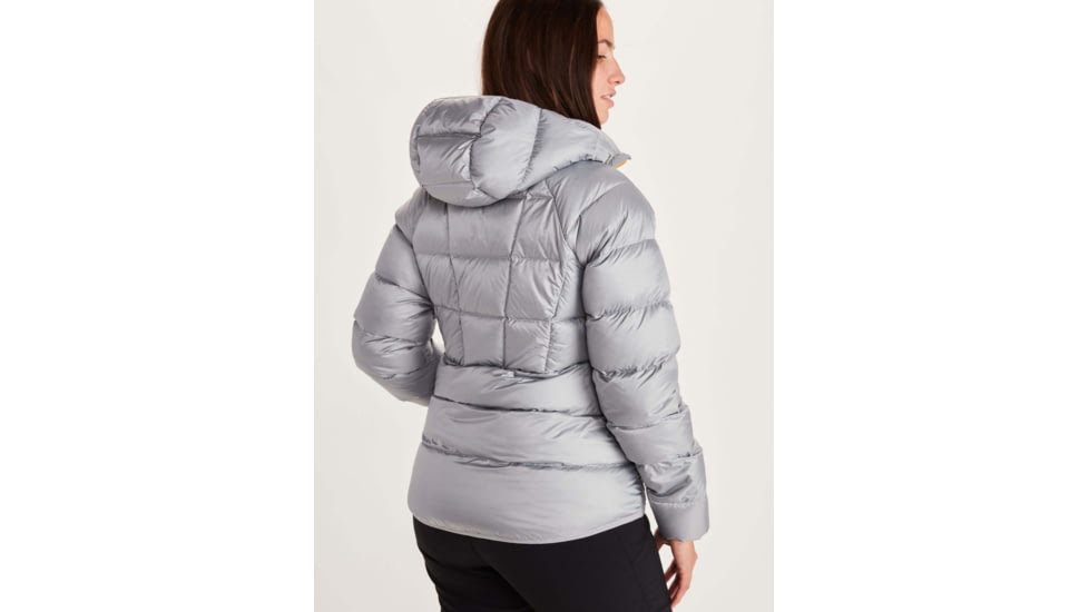 Marmot Hype Down Hoody - Womens, Sleet, Small, 79310-504-Small