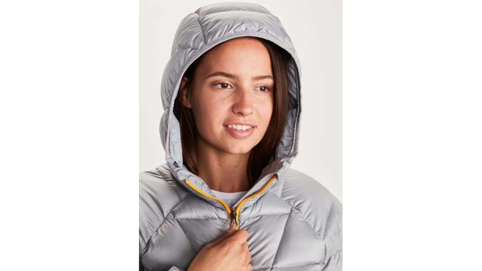 Marmot Hype Down Hoody - Womens, Sleet, Small, 79310-504-Small
