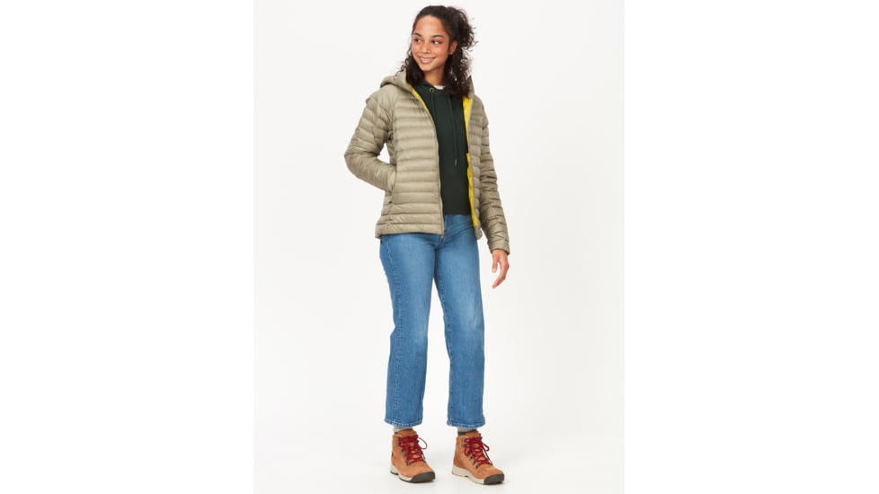 Marmot Hype Down Hoody - Womens, Vetiver, Extra Small, M14599-21543-XS