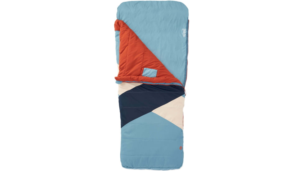 Marmot Idlewild 30 Sleeping Bags, Cascade Blue/Picante, Left Zip, 37270-3176-LZ