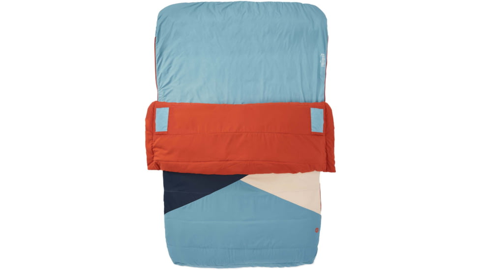 Marmot Idlewild Sleeping Bags, Cascade Blue/Picante, Left Zip, Doublewide, 37290-3176-LZ