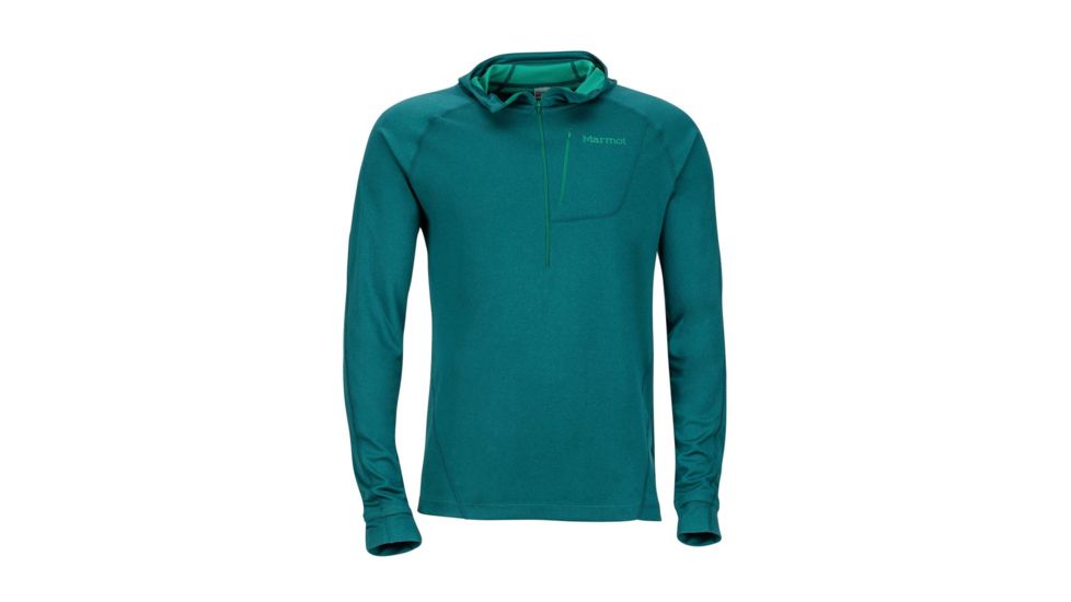 Marmot Indio 1/2 Zip Fleece Jacket - Mens, Deep Teal, Small 73480-2209-S